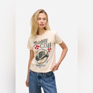 Daydreamer Johnny Cash The Fabulous Ringer Tee Size Medium